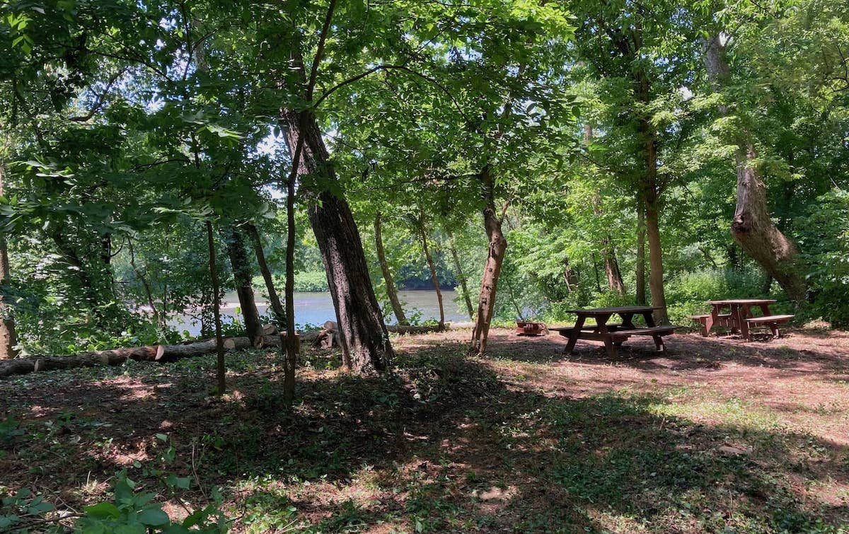 Main campsite at Camp Douglass